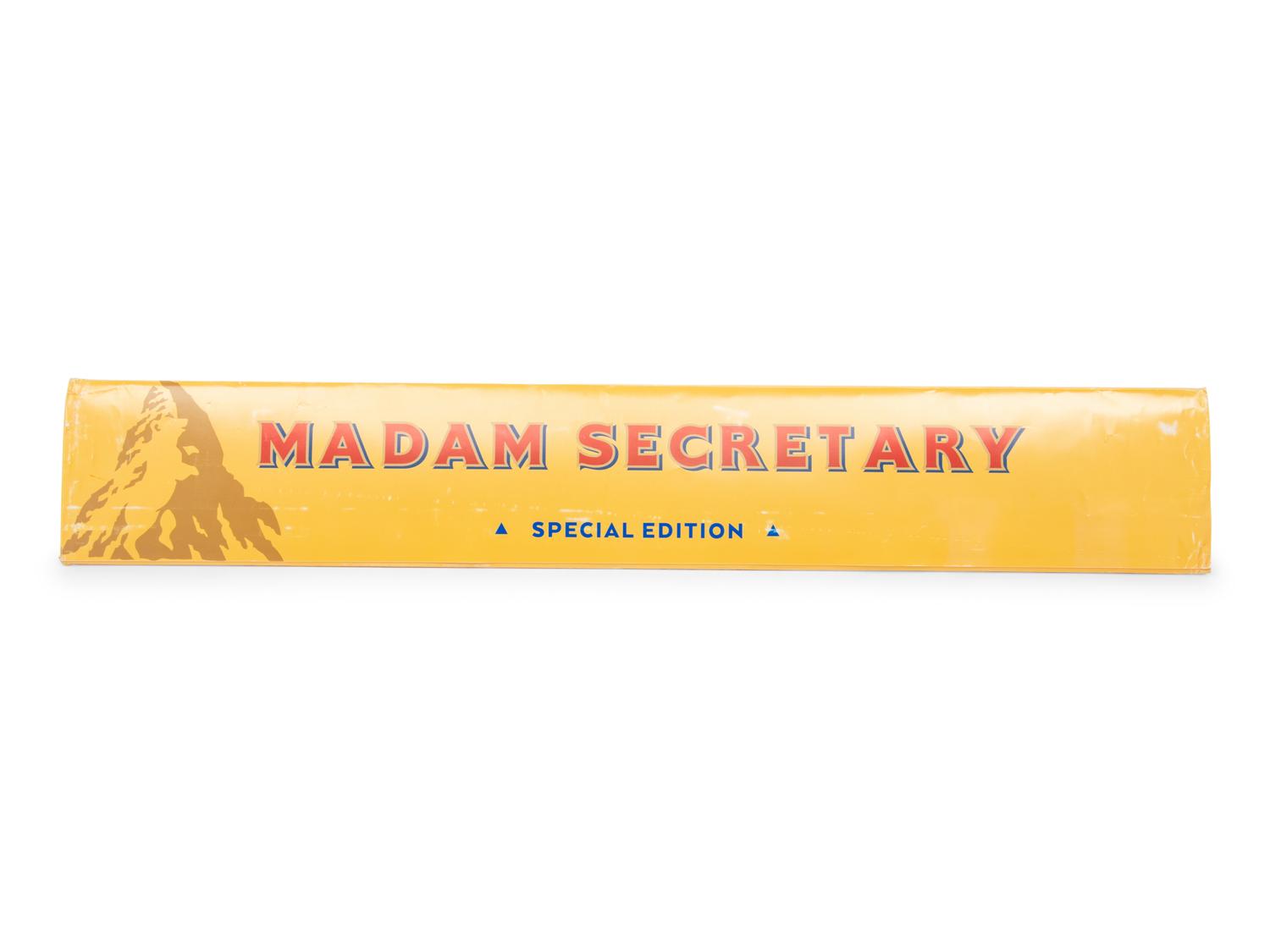 A Madam Secretary Toblerone
