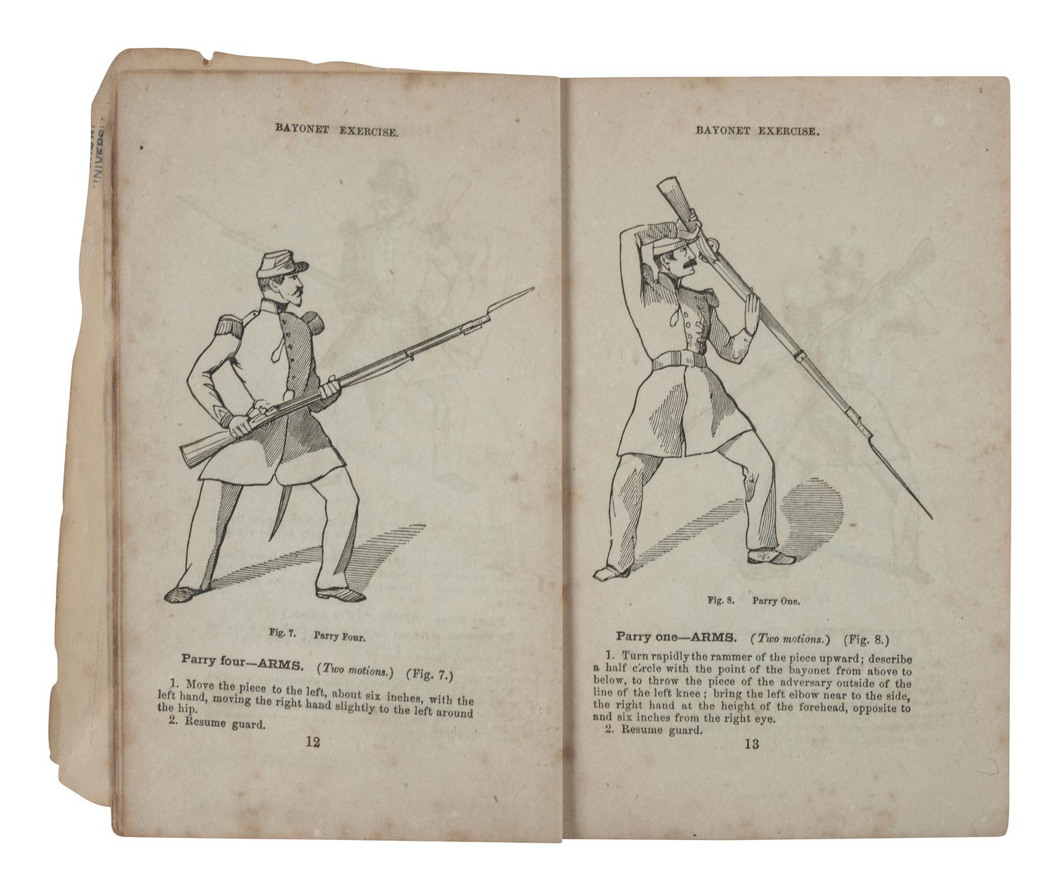[CIVIL WAR]. ELLSWORTH, Elmer E. (1837-1861). Zouave Drill Book. Philadelphia: King & Baird, 1861.