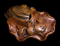 Two Small Chinese Boxwood Carvings