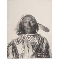 F.A. Rinehart, Two Platinum Photographs Featuring Chief Revenger, Crow, and Touch the Cloud, Cheyenne