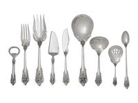 An American Silver Grand Baroque Flatware Service