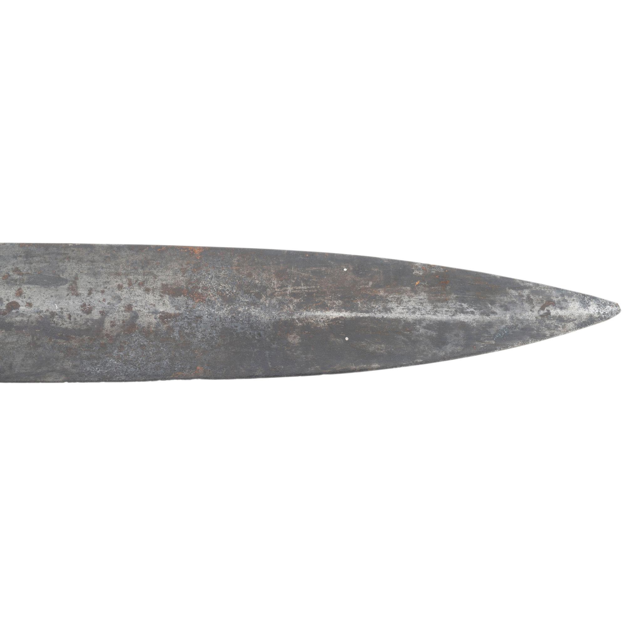Confederate Variant Naval Cutlass with 1841 USN Style Hilt Attributed to Leech & Rigdon