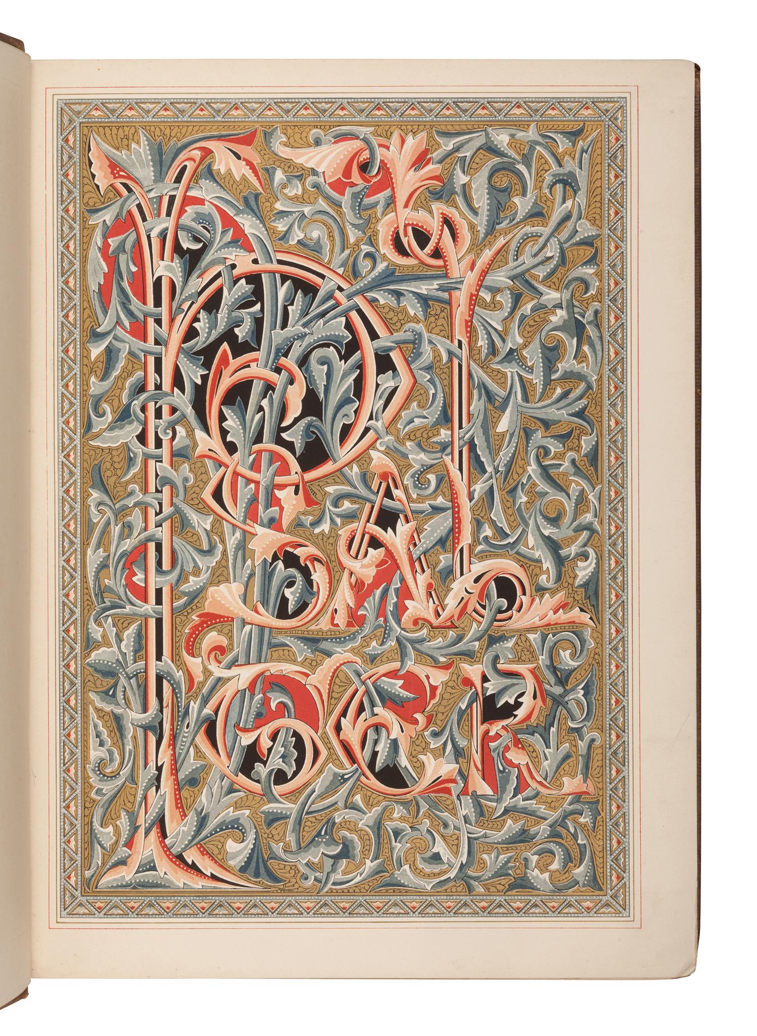 [PSALTER - ENGLISH]. JONES, Owen (1809-1874). The Psalms of David Illuminated. [London: Day & Son, 1861].