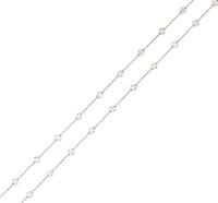 An Art Deco Platinum and Diamond Longchain, 11.50 dwts.
