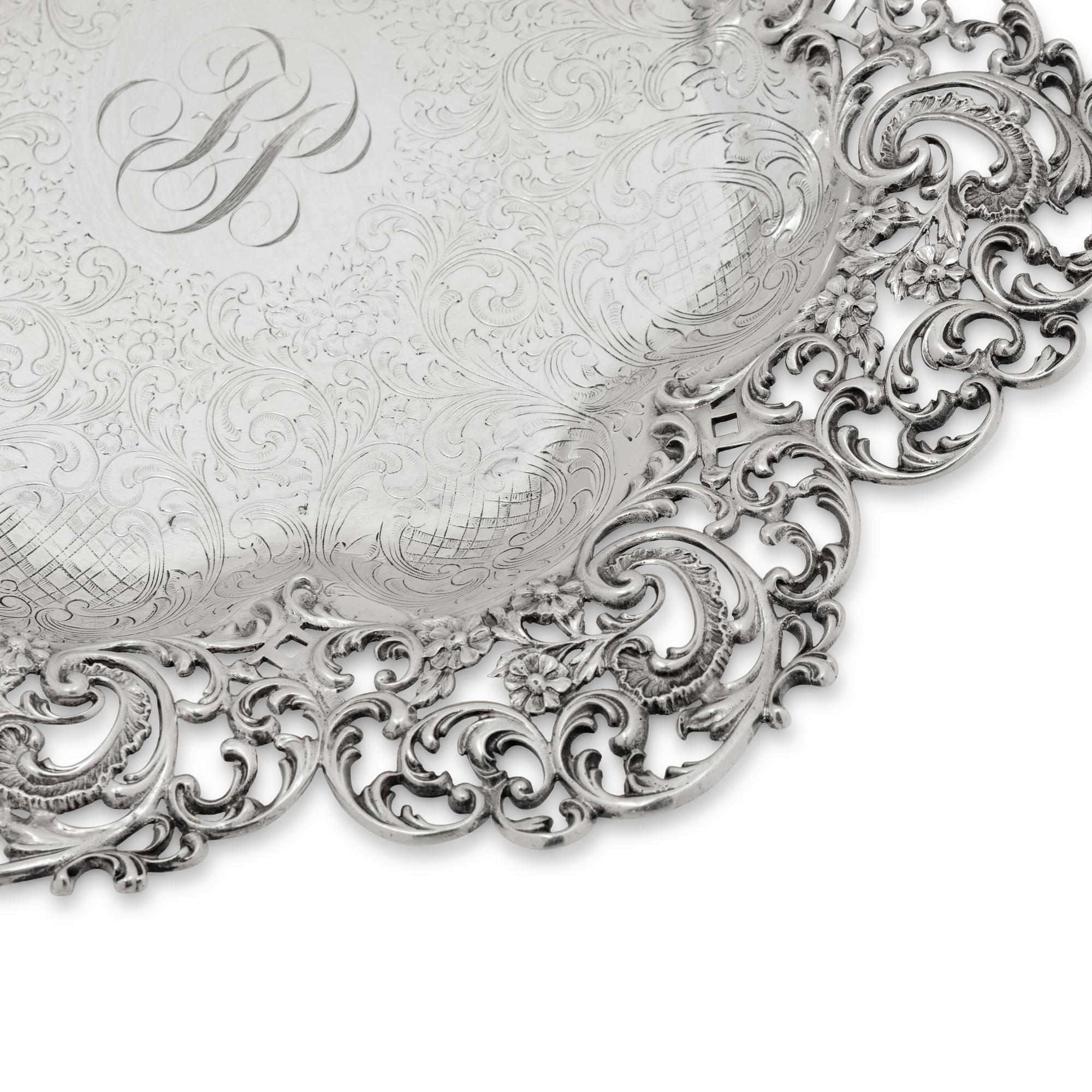 An American Silver Center Bowl