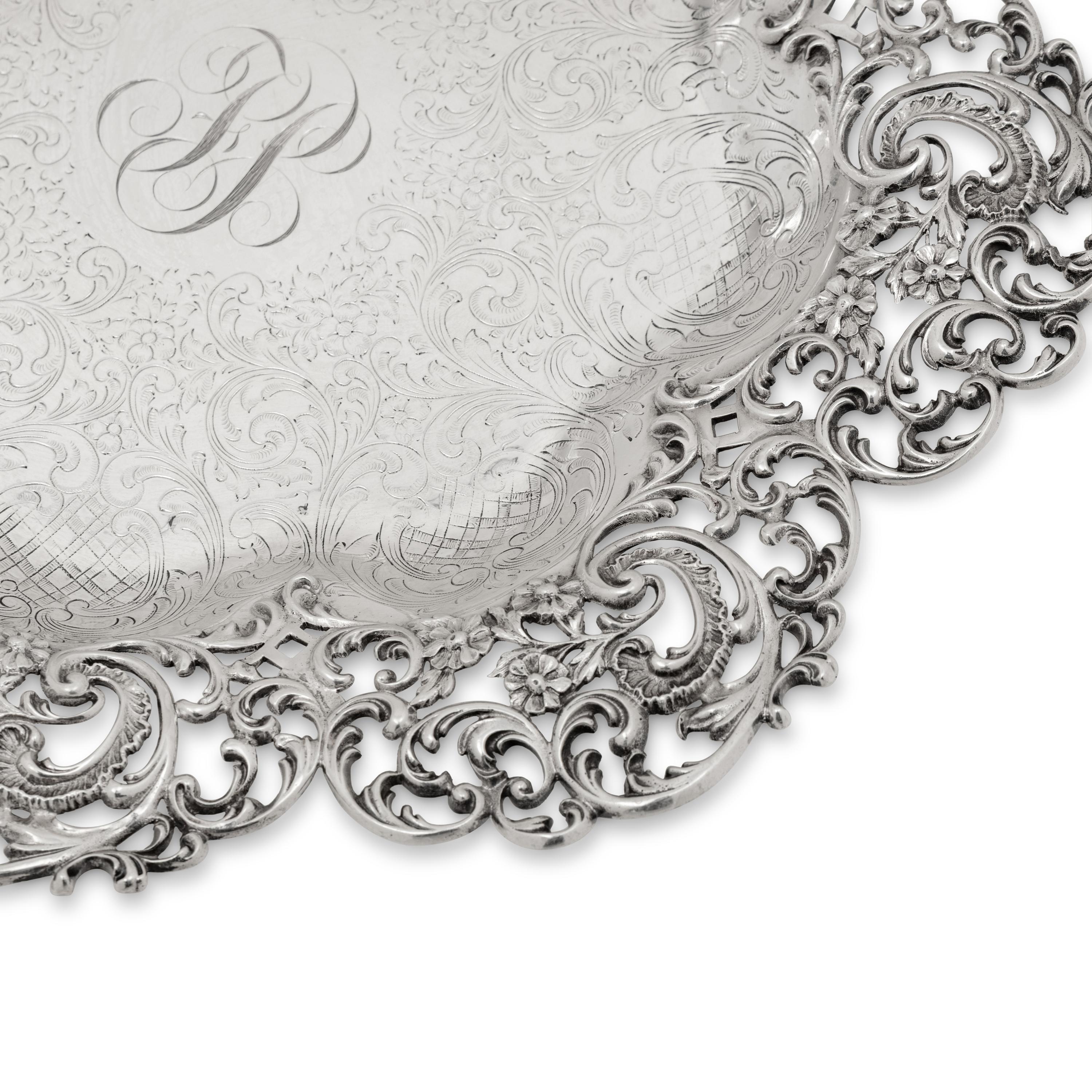 An American Silver Center Bowl