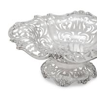 An American Silver Reticulated Dish