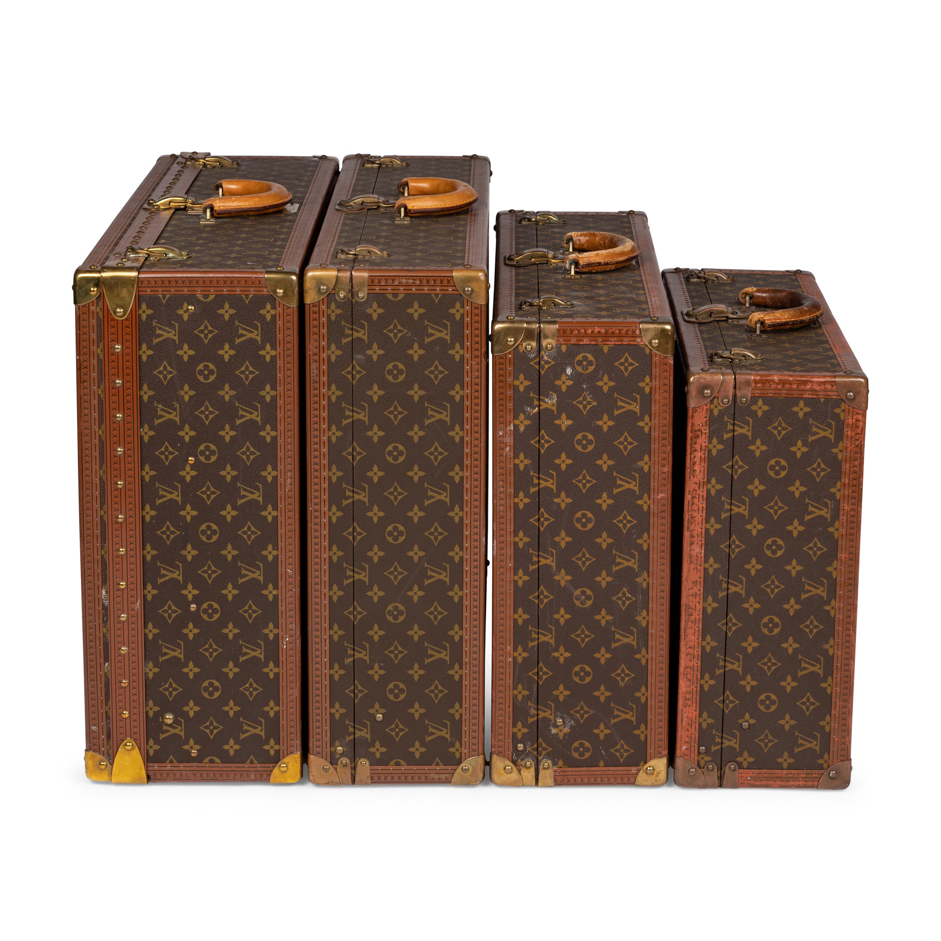 Louis Vuitton, Group of Four Hard-sided Suitcases