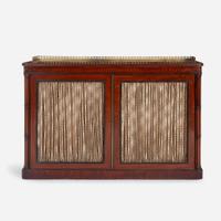 A Regency Brass-Mounted Mahogany Side Cabinet early 19th century