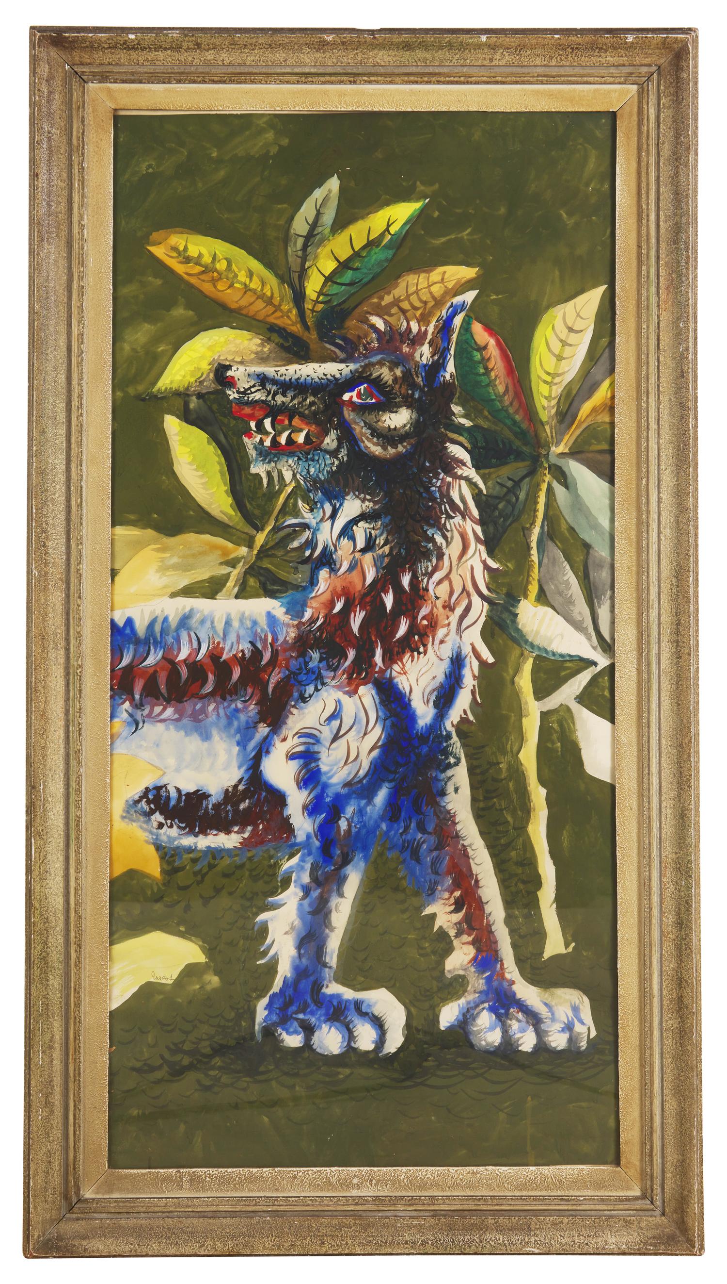 Two Works: Le Chien Bleu; together with Toujours à Taquets, 1952 (2)