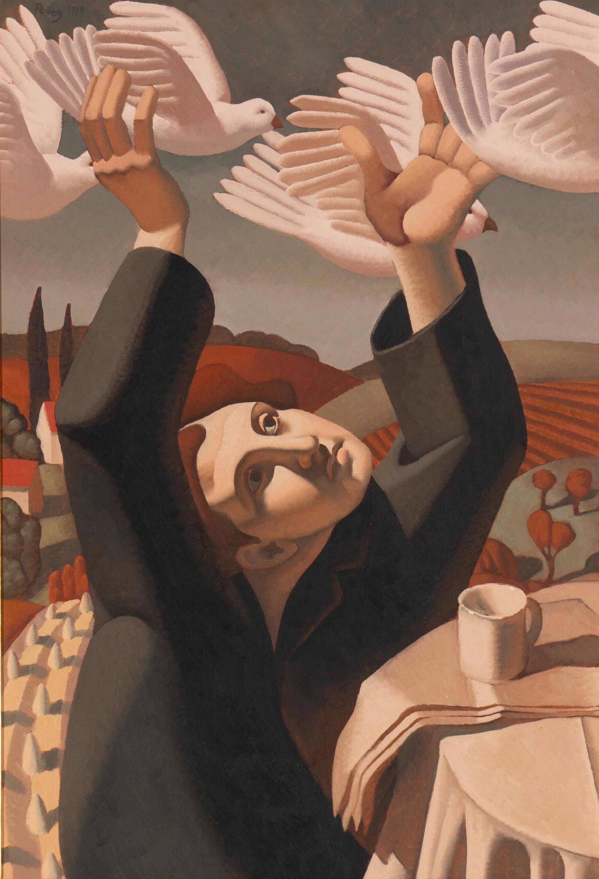 A Man and A Flock of Birds , 1999