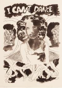 Robert Colescott (American, 1925-2009) — I Can't Dance ( from The Resounding Heart Portfolio ), 1996