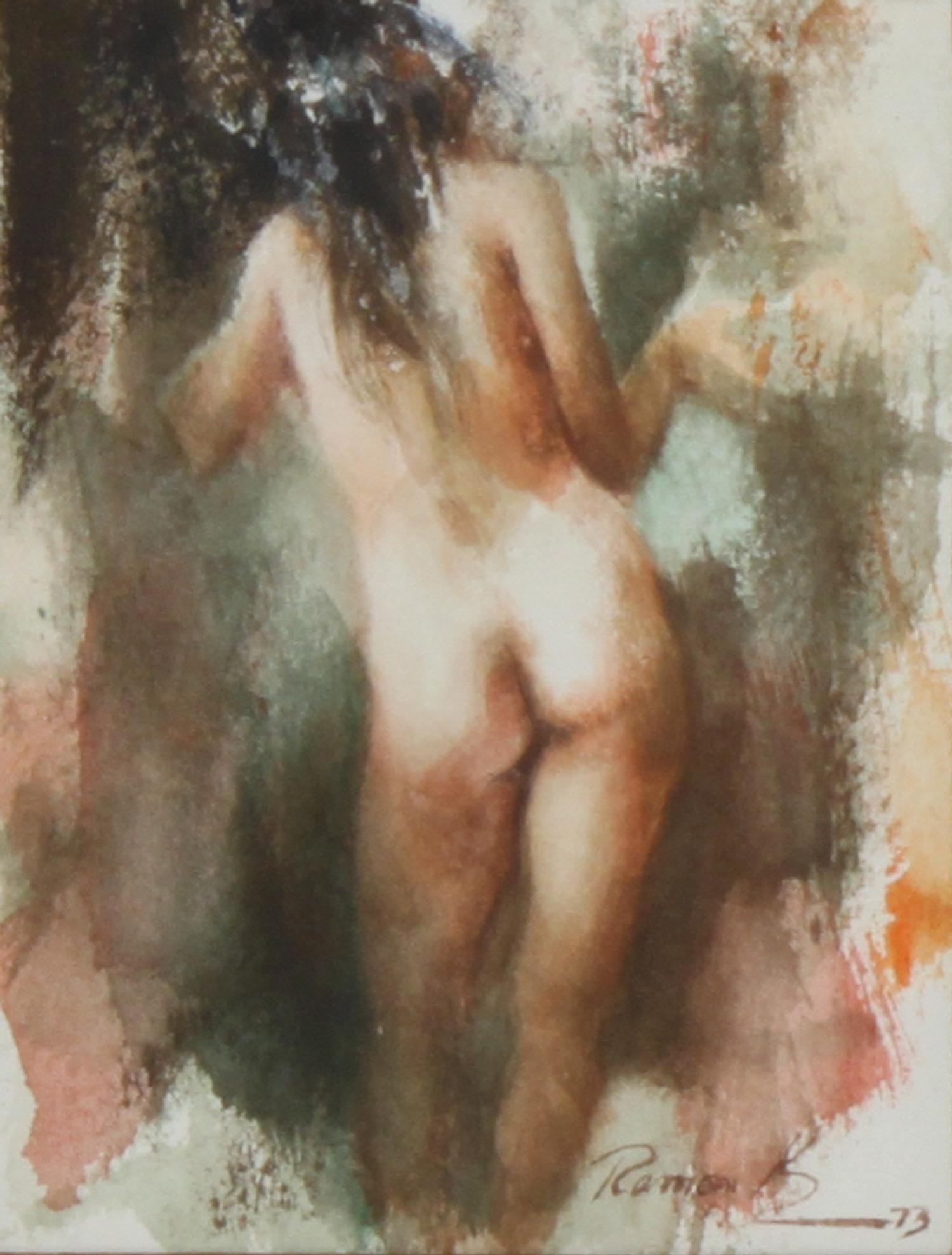 Ramon Kelley, (American, b. 1939), Mary's Roses and Standing Nude, 1973