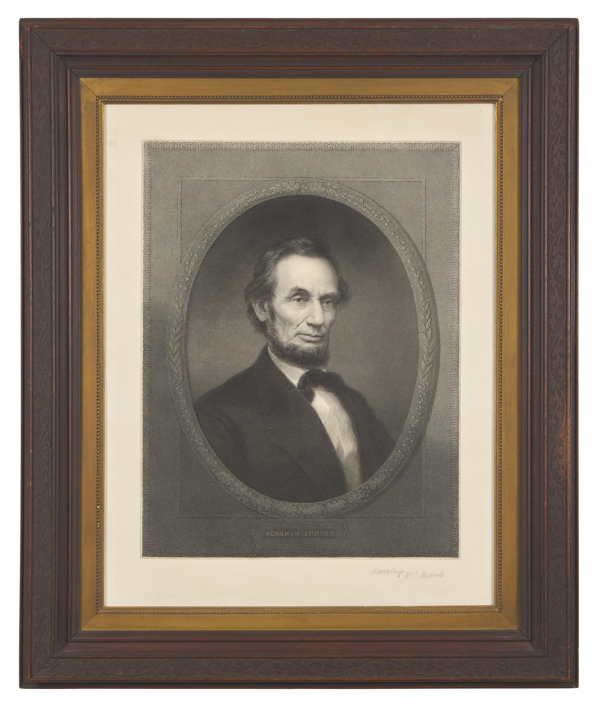 [Lincoln, Abraham] Marshall, William E. Abraham Lincoln