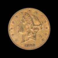 A United States 1892 Liberty Head $20 Gold Coin