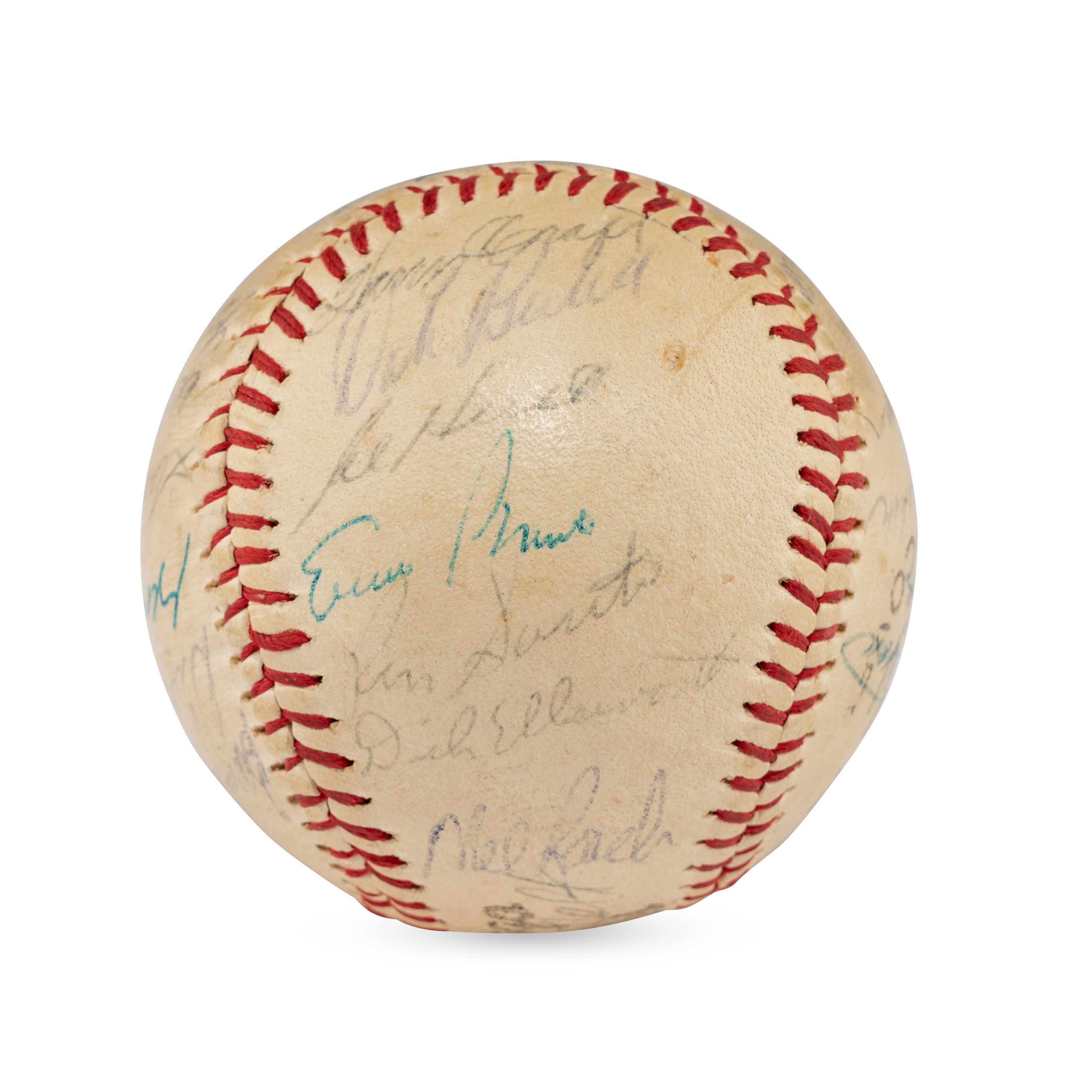 A 1961 Chicago Cubs Team Signed Autograph Baseball