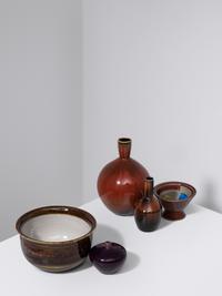 Collection of Five Vessels Rörstrand, Sweden and Designhuset