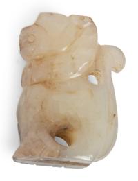 A Group of Eight Chinese Carved Hardstone Ornaments — 19TH/20TH CENTURY