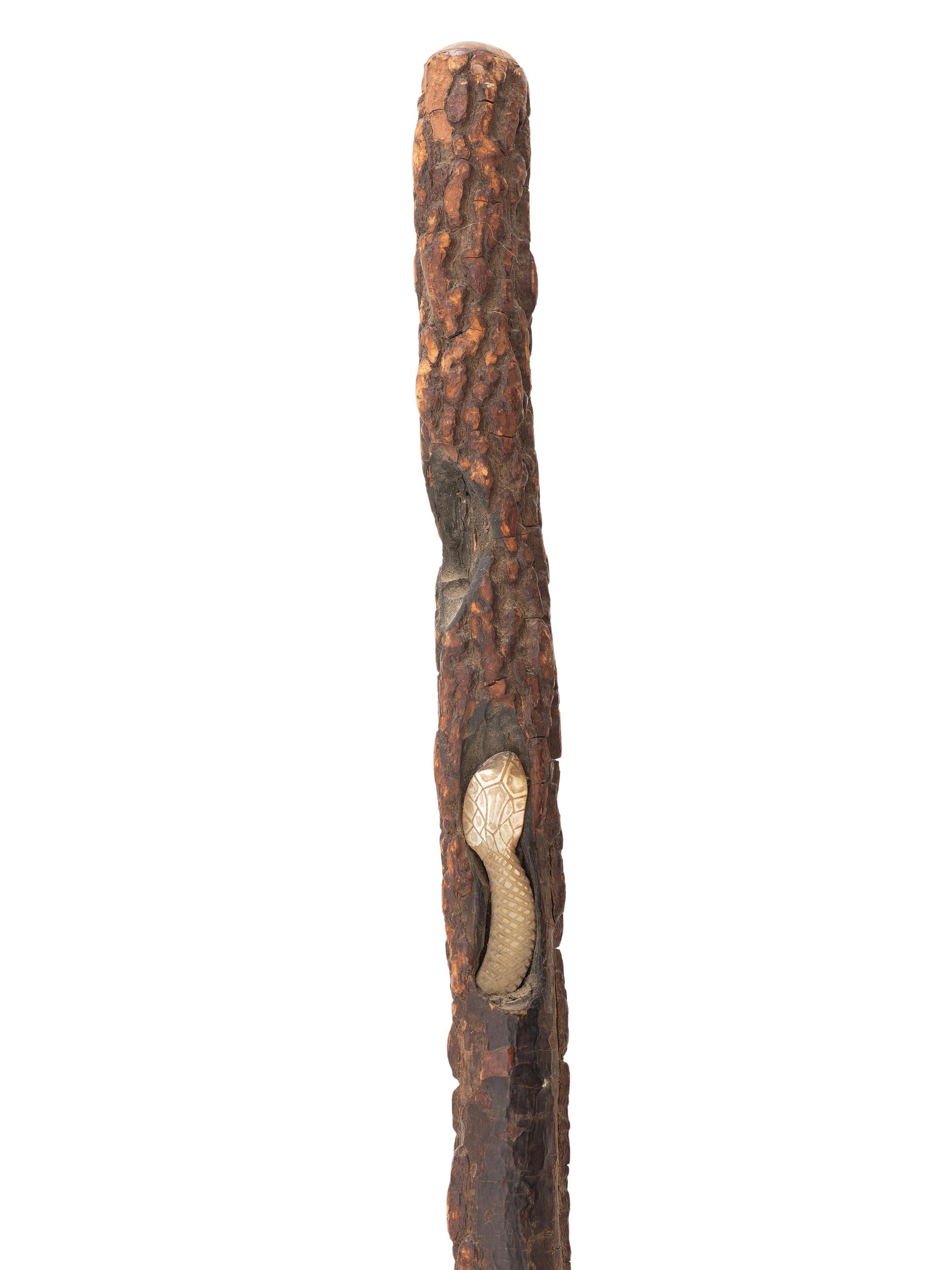 Four Folk Art Carved Canes