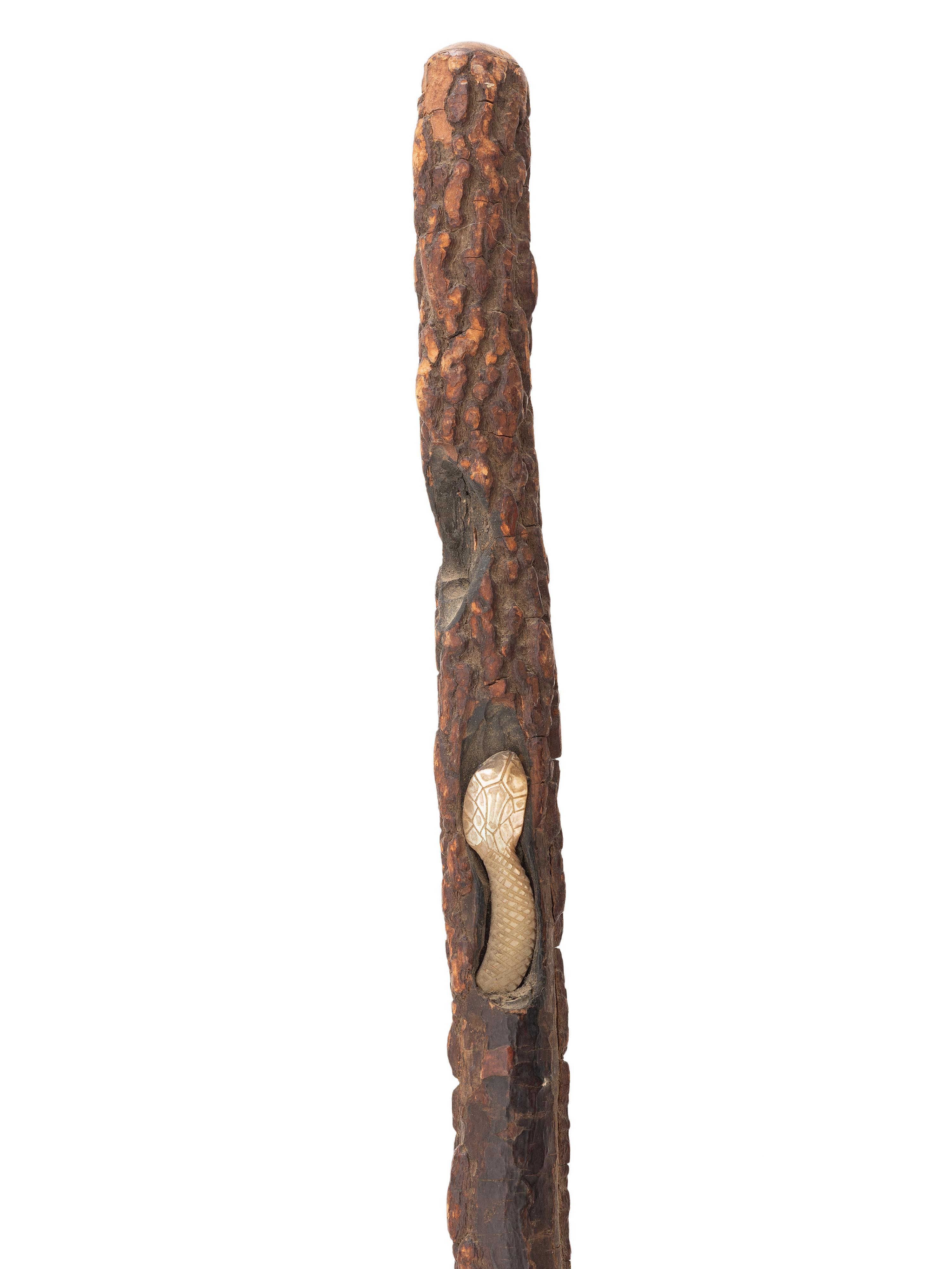 Four Folk Art Carved Canes