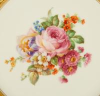 Two Sets of Continental Gilt-Decorated Porcelain Plates