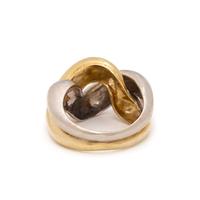 BICOLOR GOLD TWIST RING