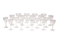 A Group of Lalique Stemware