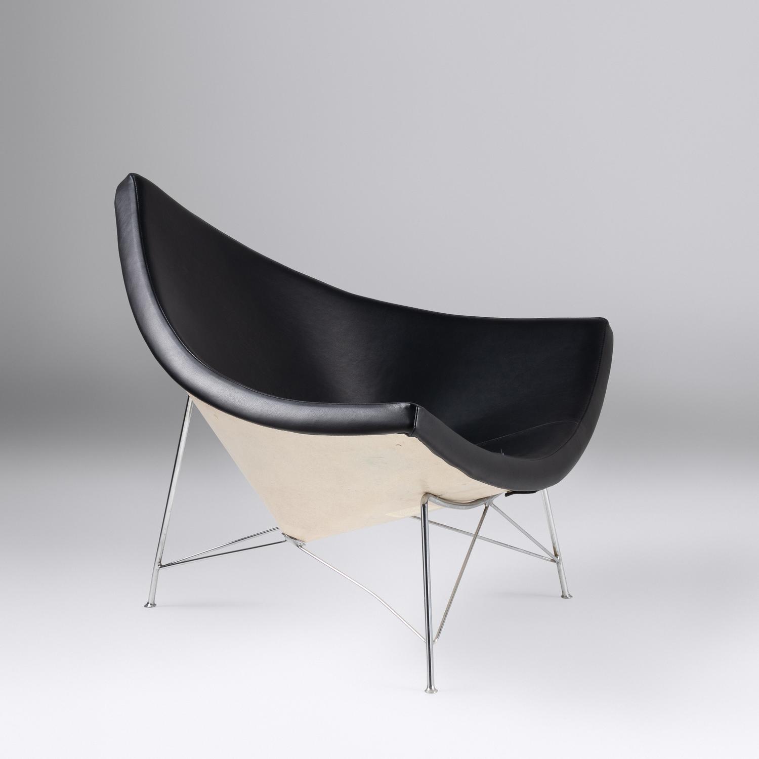 'Coconut' Lounge Chair and Ottoman, model 5569, c. 1960 Herman Miller, USA