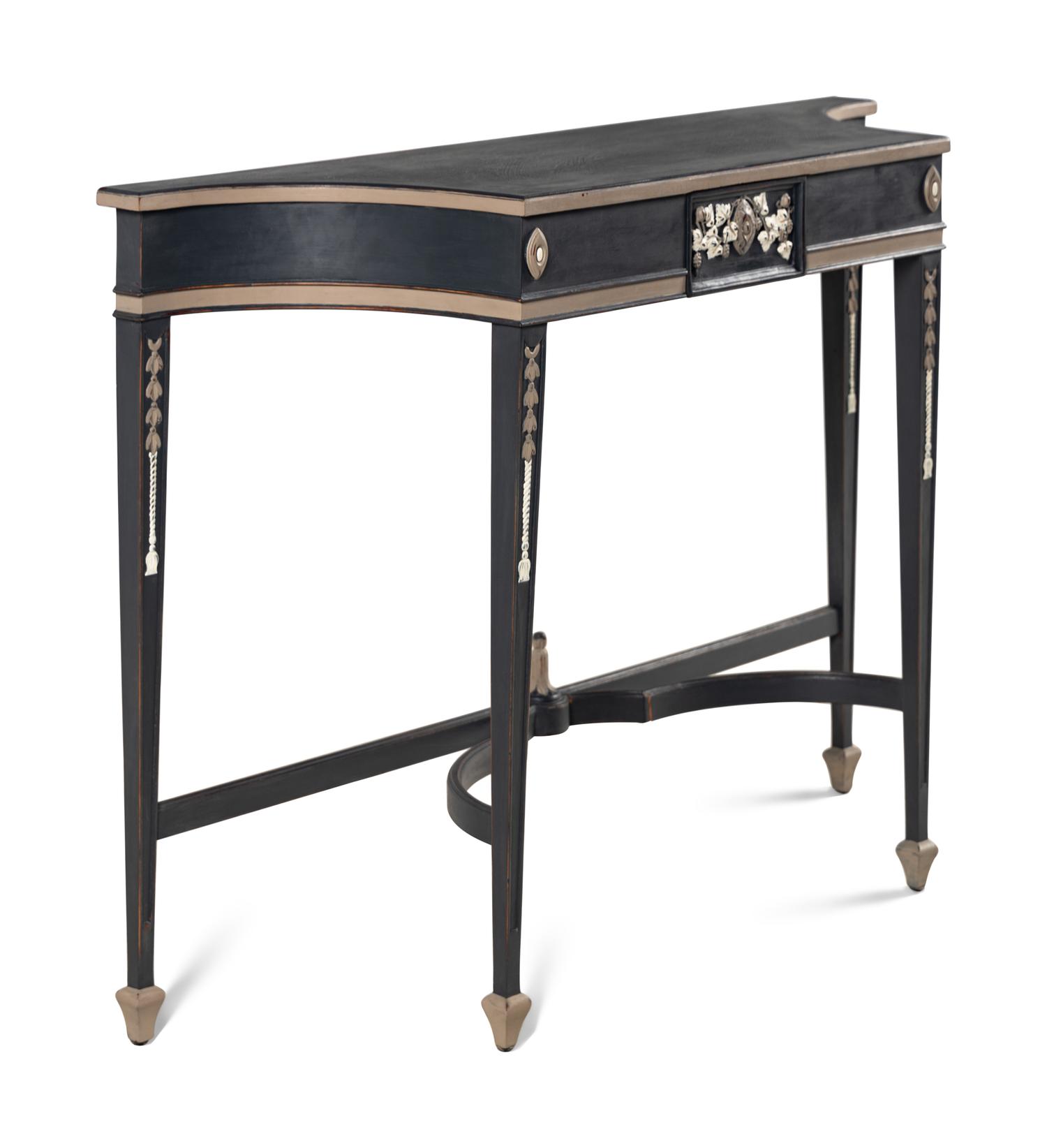 A Neoclassical Style Painted Console Table