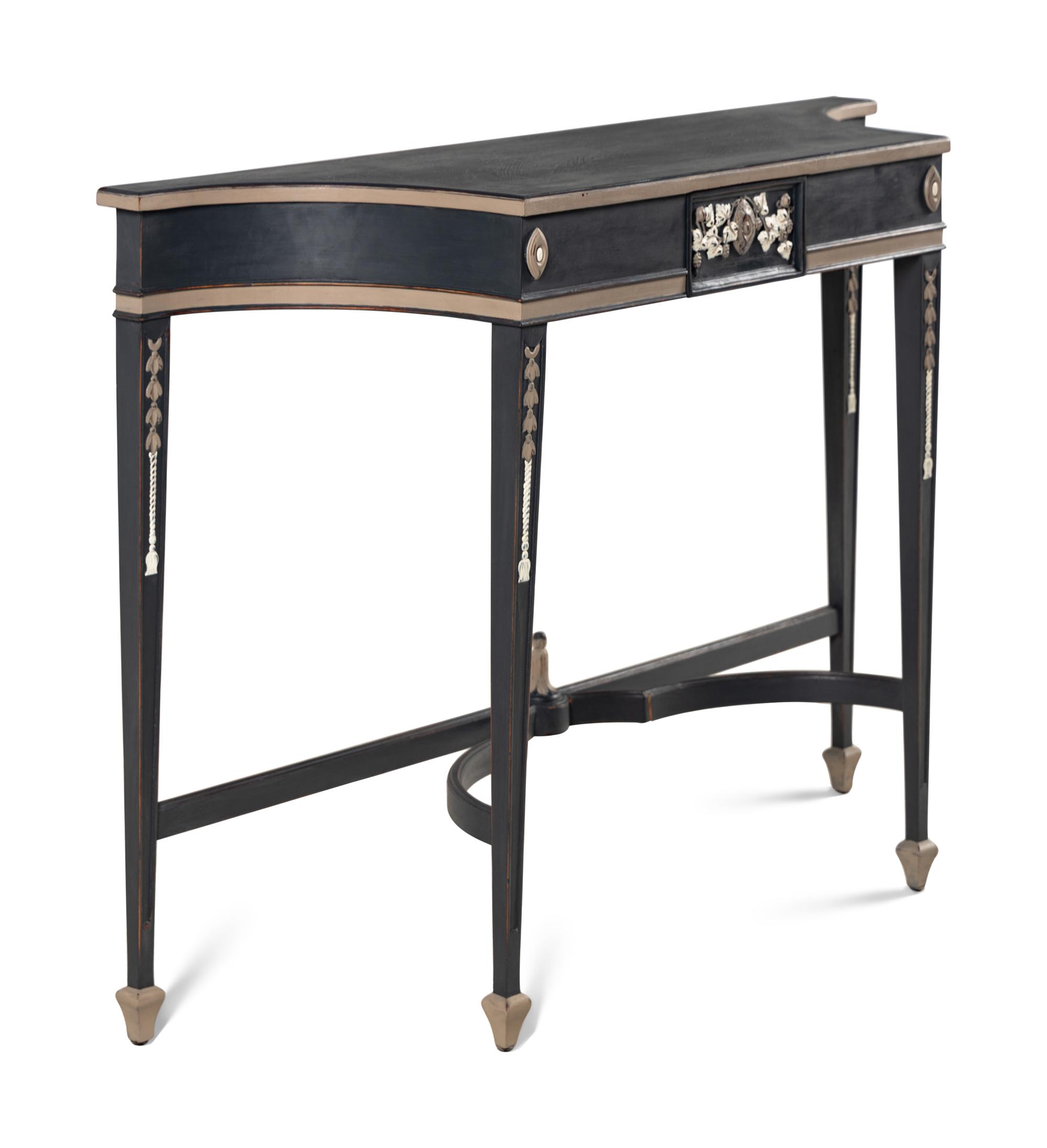 A Neoclassical Style Painted Console Table