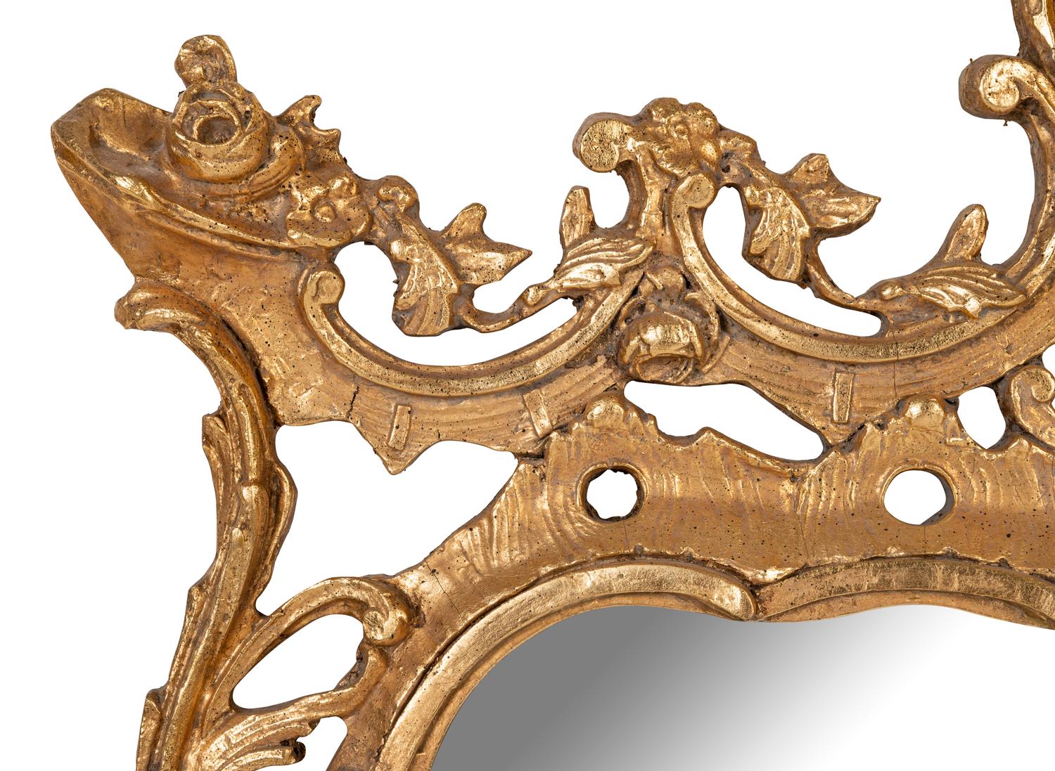 A Pair of George II Style Giltwood Mirrors