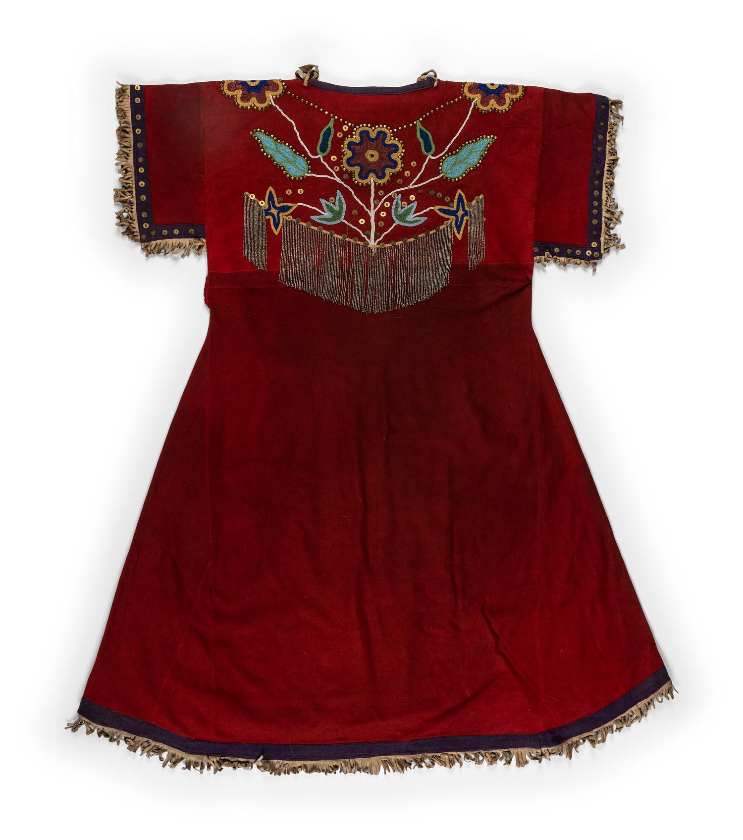 Plateau Beaded Wool Dress