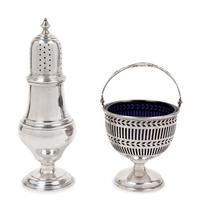 Two American Silver Table Articles
