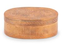 A Continental Brass Snuff Box