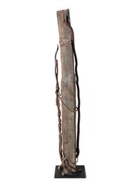 A Contemporary Stone and Rattan Sculpture