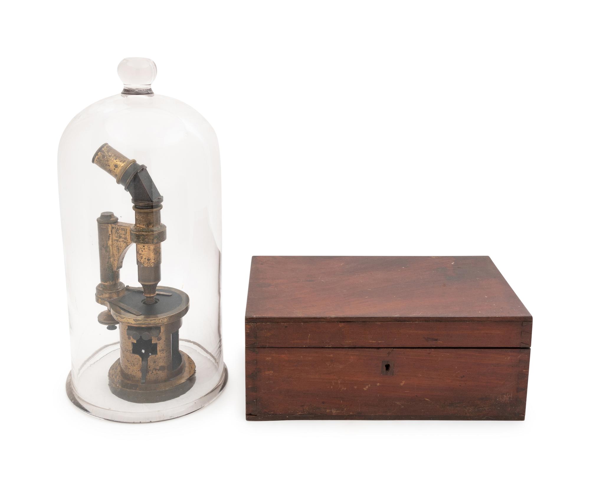 A French Brass Drum Microscope
