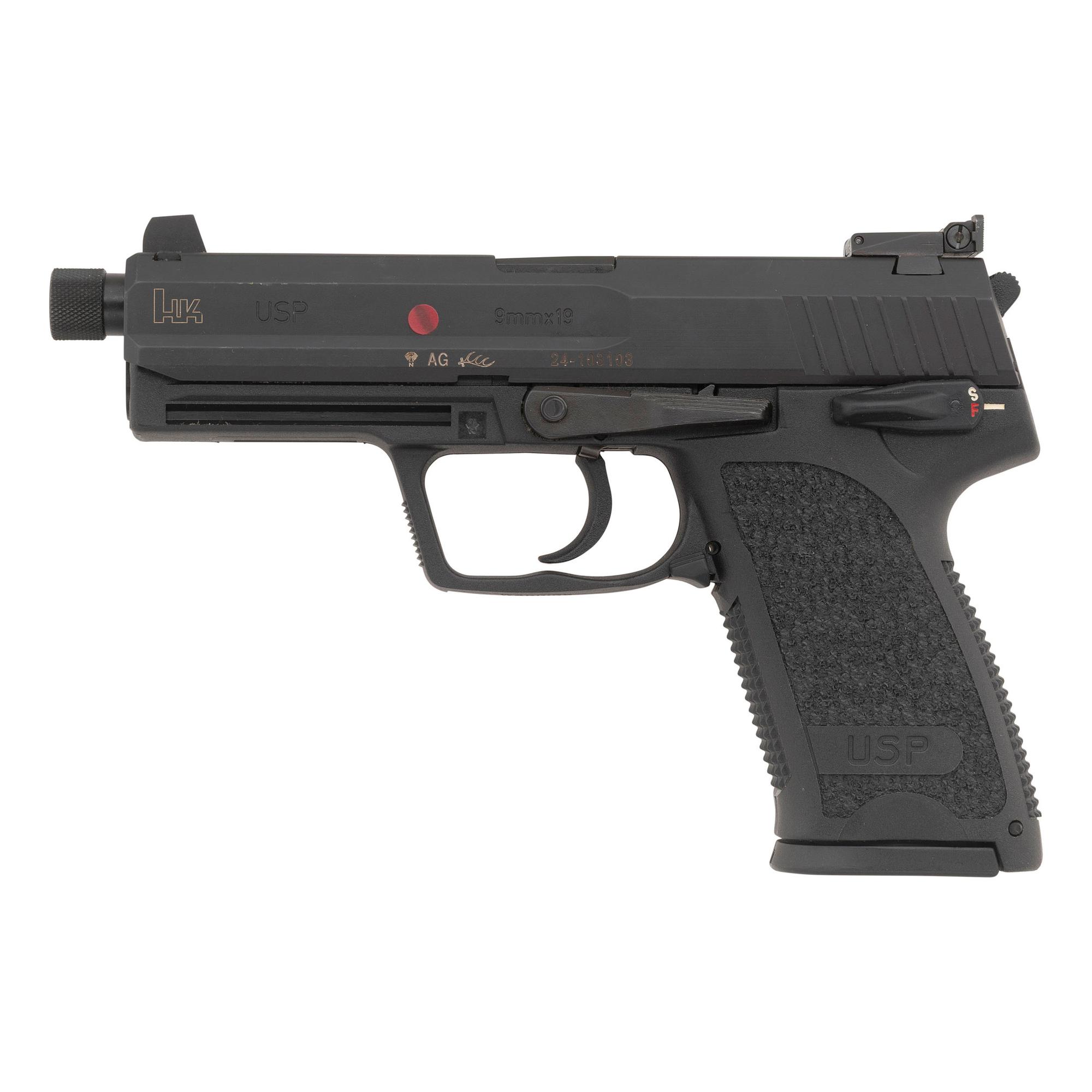 *Heckler & Koch USP9SD Pistol 9mm With Two Spare Magazines and Case