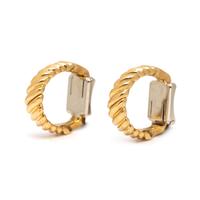 VAN CLEEF & ARPELS, YELLOW GOLD CUFFLINKS