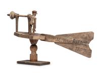 A Figural Pine Whirligig
