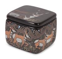 Polychrome Sgraffito Box