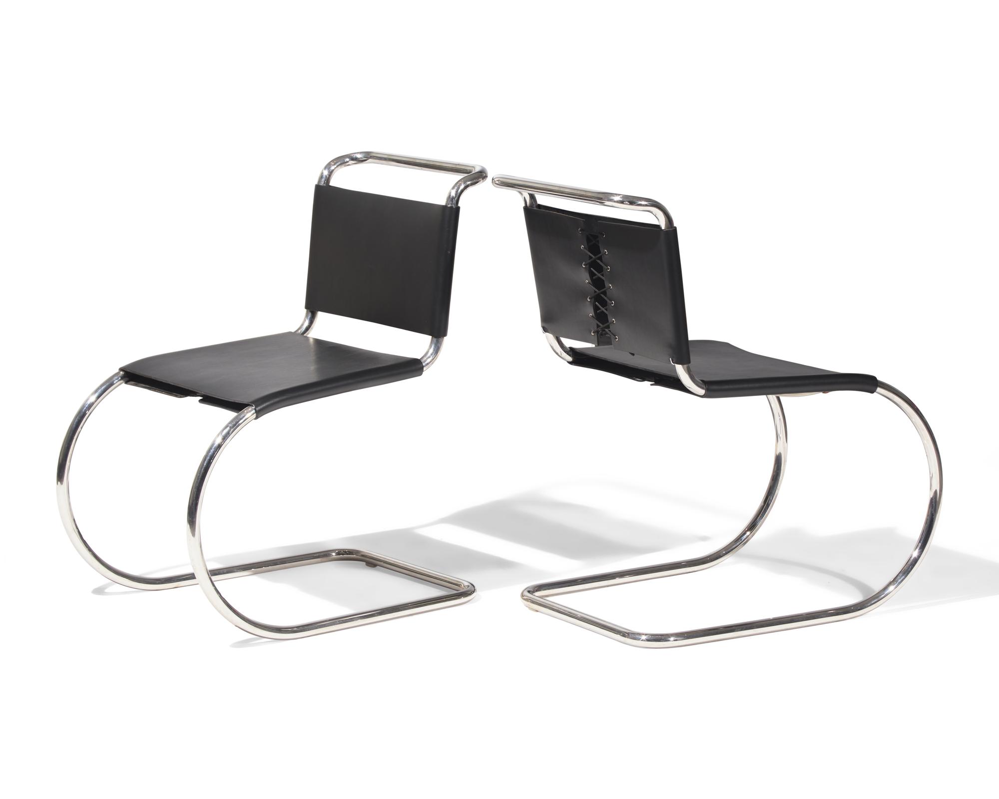 Pair of MR 10 Cantilever Chairs Knoll