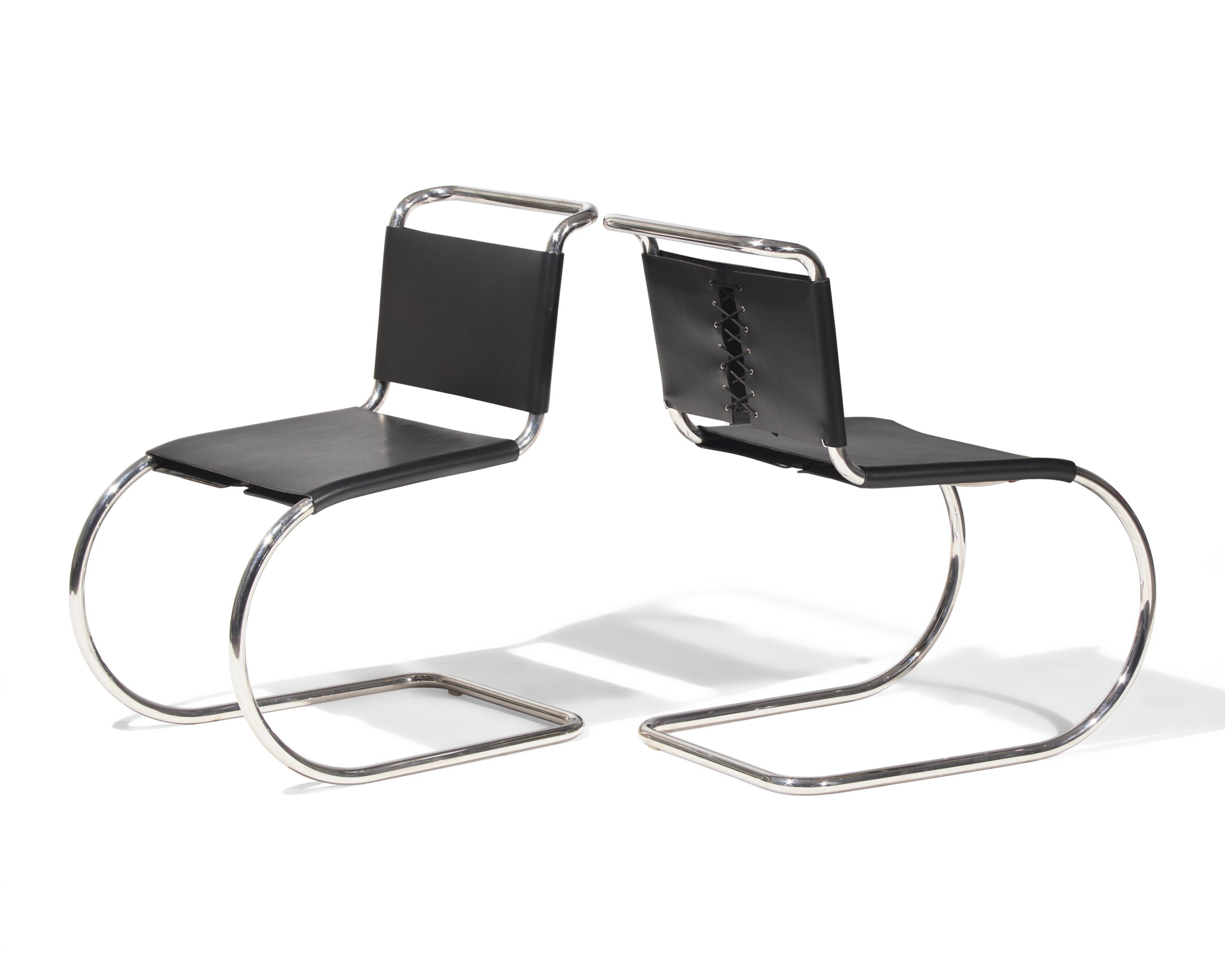 Pair of MR 10 Cantilever Chairs Knoll