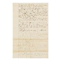 LINCOLN, Abraham (1809-1865). Autograph legal document signed ("A. Lincoln") in the case of Mary Fahnestock, Springfield, 20 July 1857.