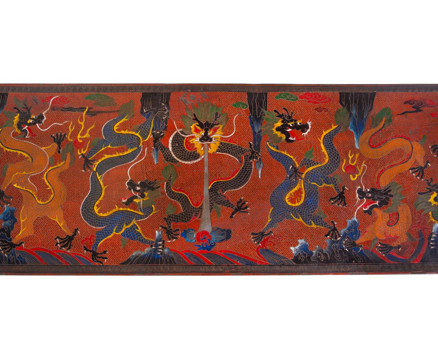 A Chinese Tianqi Lacquer Altar Table
