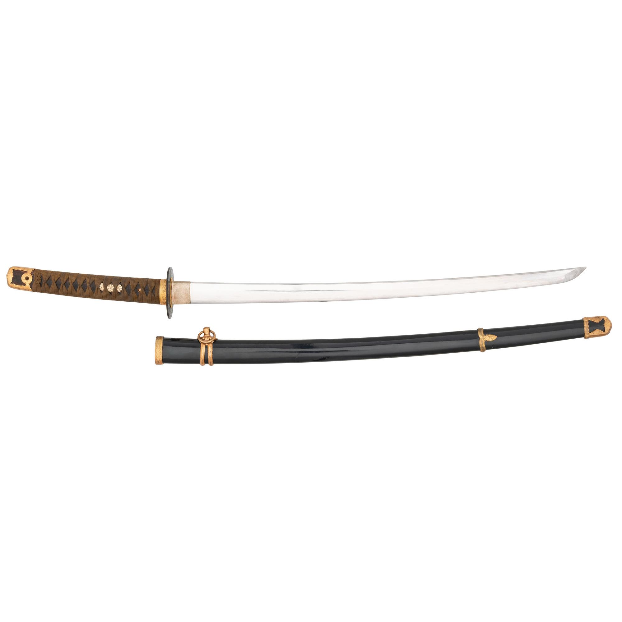 Japanese Katana in Gunto Style Mounts