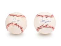A Group of Nolan Ryan and Tom Seaver Signed Autographed Baseballs (Beckett Authentication Services BAS Certified),