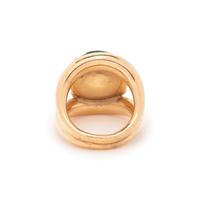MALACHITE AND YELLOW GOLD RING