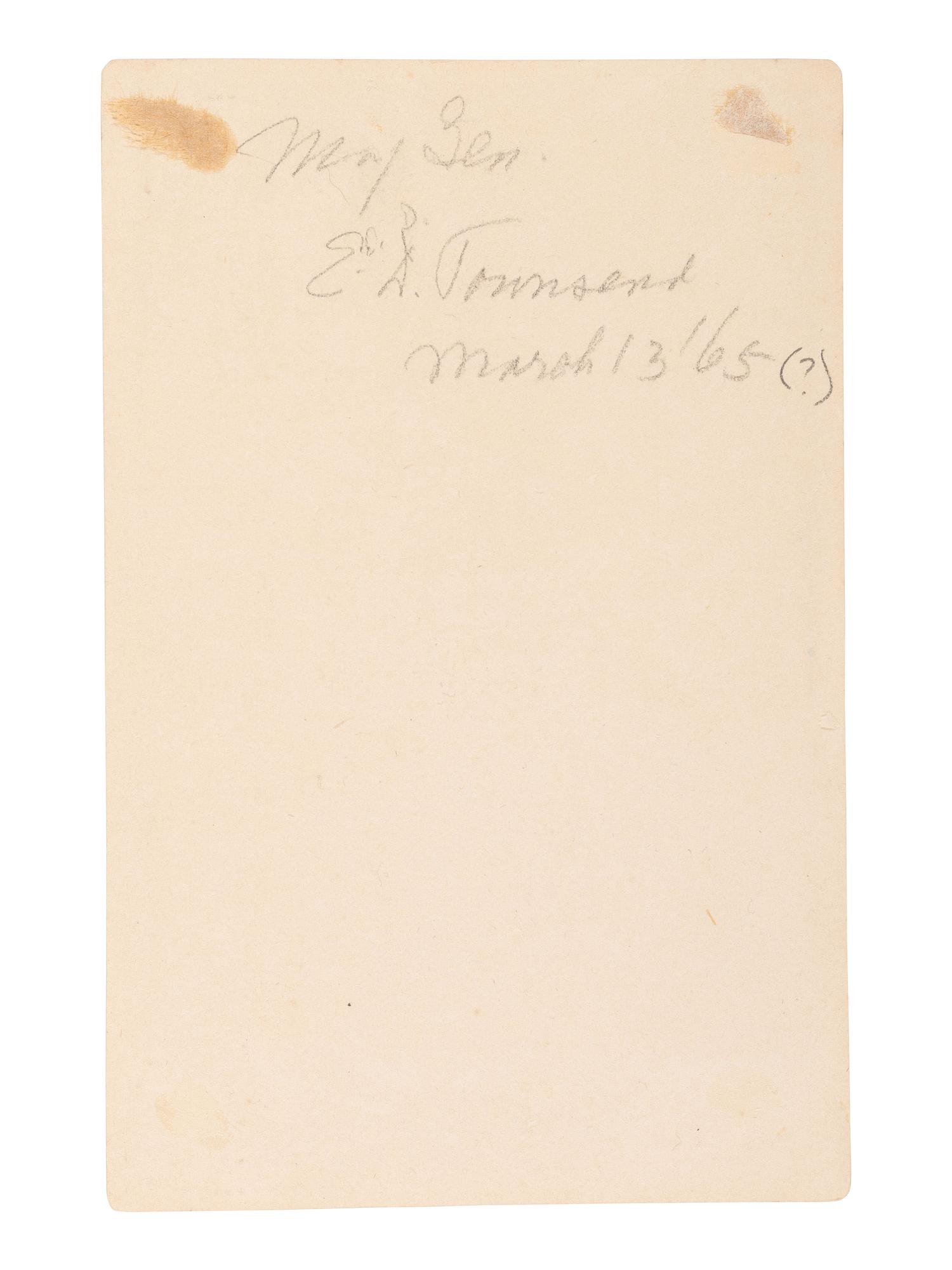 [LINCOLN, Abraham (1809-1865)]. CDVs featuring members of the honor guard that accompanied Lincoln's body from Washington, DC to Springfield, IL, & other key figures in charge of the funeral.