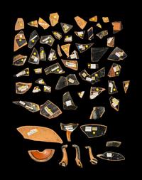 59 Attic and Etruscan Red and Black-Figured Vase Fragments