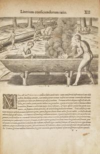 [Bry, Theodor de] Hariot, Thomas. Admiranda narratio fida tamen, de commodis et incolarum ritibus Virginiae... (Part One, in Latin, of De Bry's Great Voyages)